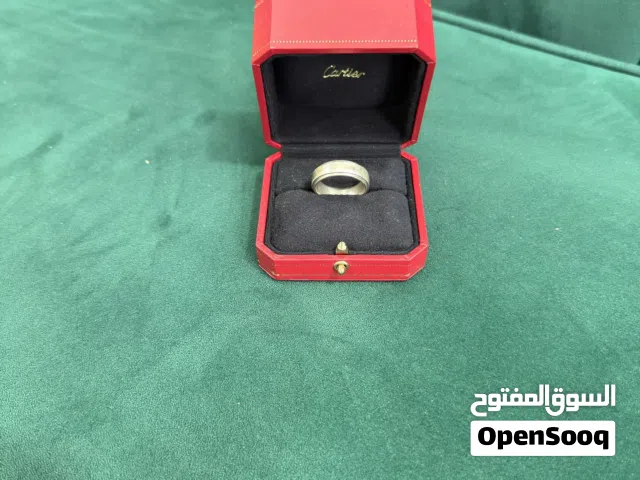 دبلة كارتير - كارتييه فضة اصلية نادرة وصعبة مع علبة اصلية اعلى سومة