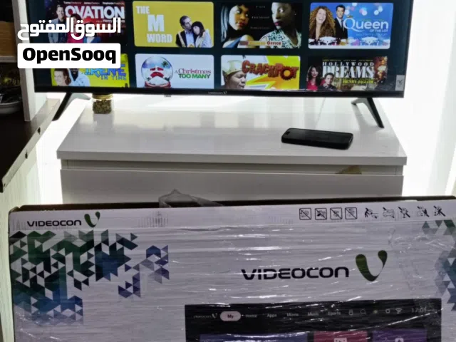 VIDEOCON تلفاز ذكي 43 بوصة بدون حواف أندرويد 14 بدقة Full HD - نتفليكس، يوتيوب، أمازون برايم وغيرها