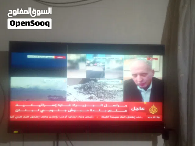 شاشه ELC استعمال نضيف HD مخارجها كلها مشتغلتش 43 بوصه  بالريموت بتاعها