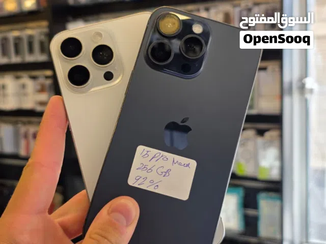 15promax 256جيجا بطارية 92 الجهاز بحالة الوكاللة مش مفتوح ولا مصلح