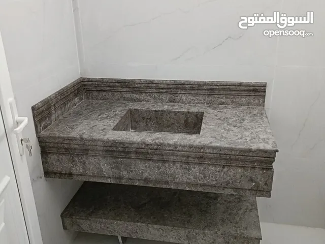 Grey Marble Wash Basin with Down shelf New