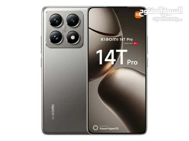 Xiaomi 14T Pro 12/512G Brand New - شاومي 14 تي برو 12 رام ومساحة تخزين 512 جيجا كفالة الوكيل الرسمي