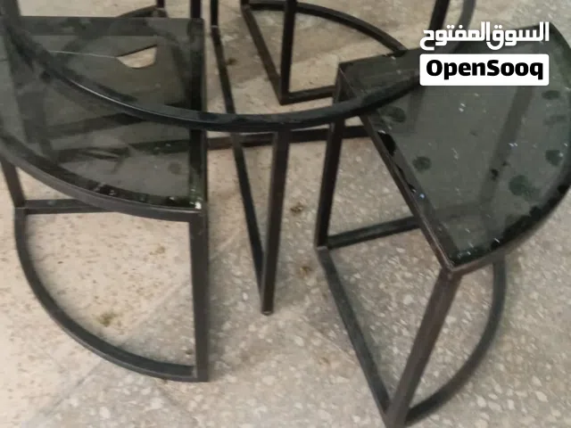 طاوله وسط حديد وخلاط ناشونال مكيف صحراوي صغير مضخم صوت