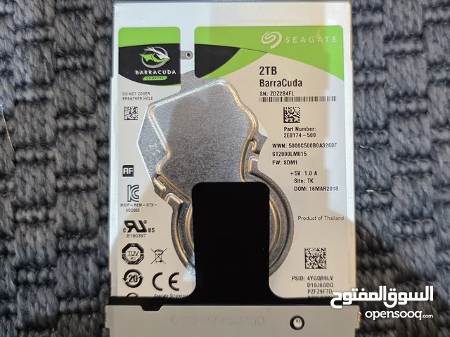 هاردسك شبه جديد للابتوب حجم صغير 2TB