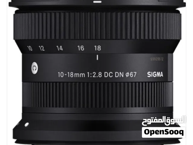 Sigma F/2.8 AF 10-18mm Lens (LIKE NEW)