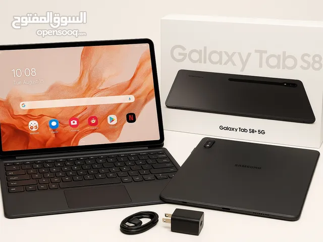 Samsung Galaxy Tab S8+ 5G – 128GB + Keyboard Cover – Excellent Condition – No S  Pen