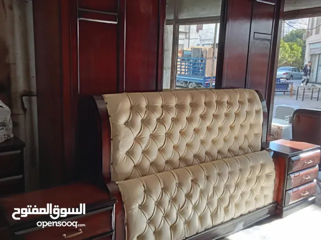 غرفة نوم ماستر خشب زان صلد كامل استعمال بسيط عمق 60 سم ظهر مجرى 8 مم