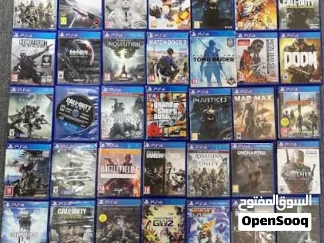 مطلوب سيديات بلاي ستيشن 4 في اب بسعر مناسب.