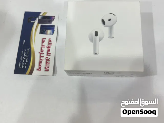 للبيع سماعات  جديده بالكرتون  اير بودس 4 عازل صوت  كفاله شركه اوريدو