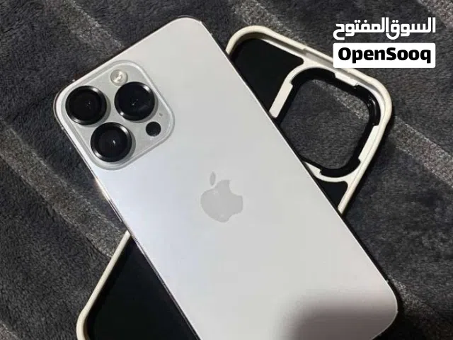 14 برو ماكس مبدل شاشه وبطاريه ابيض