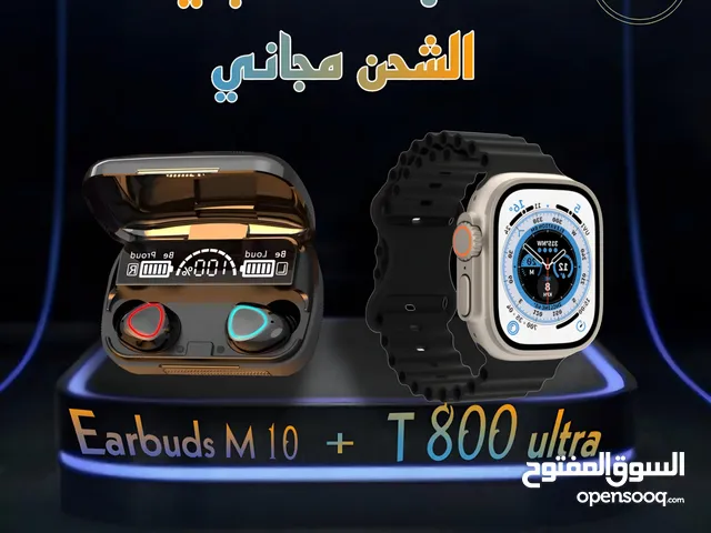 ساعة و سماعة T 800 ultra + Earbuds M 10