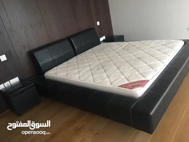 bed with mattress
