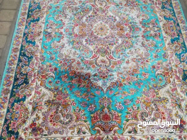 سجادة حريرية إيرانية فاخرة بتصميم خطيبي أصلي