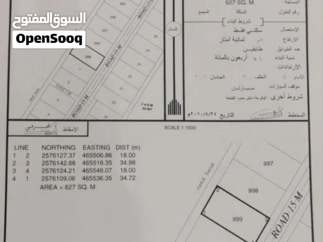 للبيع ارض سكنية