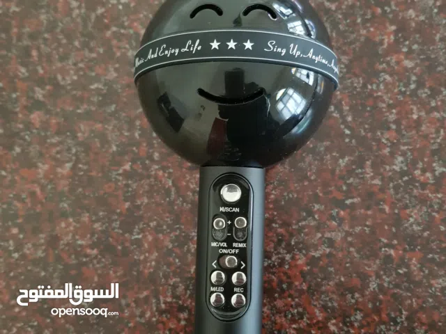 ميكروفون تيفلون ويستر WS-878 المحمول بتقنية البلوتوث مع مكبر صوت للهواتف المحمولة (أسود)