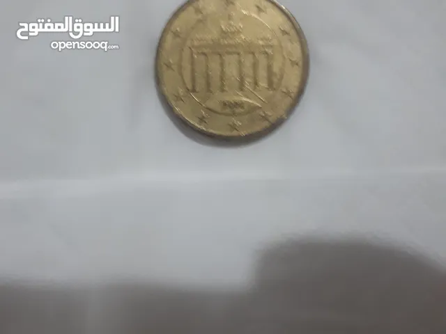 عملة معدنية قديمة من فئة 50 cent سنة2002 المانية