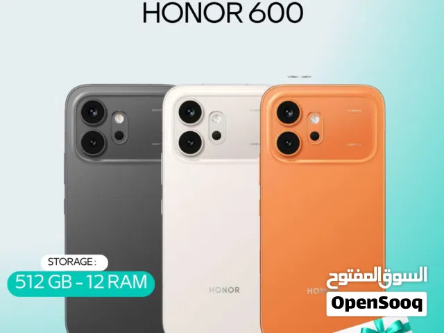 HONOR 600 ( 256GB ) / RAM 28 NEW /// هونور 600 ذاكرة 256 الرام 28 الجديد