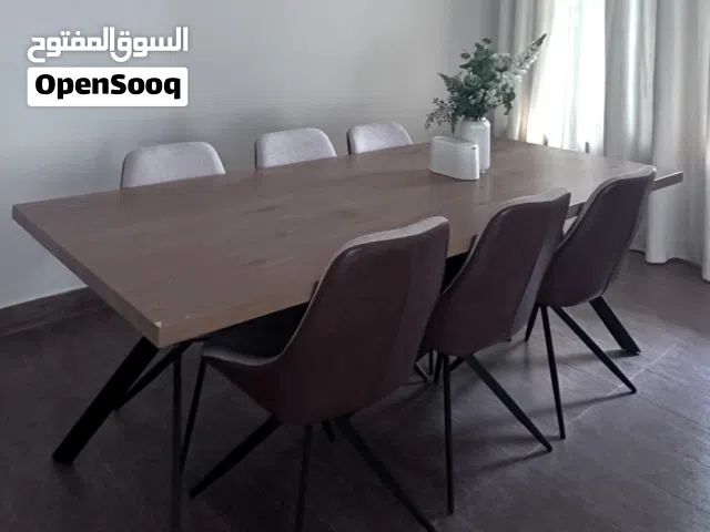 Moving Sale: Modern 2.4m Dining Set + 6 Chairs