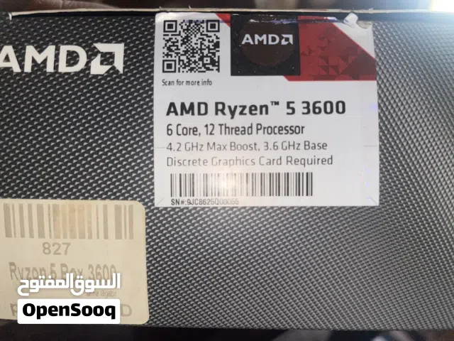 معالج ryzen 5 3600 مستعمل