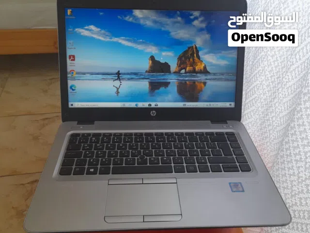 HP EliteBook 840 G3 رام 12GB هارد 256GB بحالة ممتازة. مع شاحن مكتب وشاحن عادي وشنطة وماوس