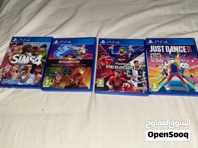 4 in 1 Family Bundle  The Sims 4 + Disney Classics+ PES 2020+Just Dance 2018 used only once to test