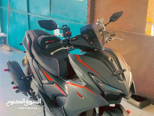 ياماها 155 الله يبارك موديل 2025تيربو فل كماليات الـنوع : Yamaha aerox المسافه..1800 صفار