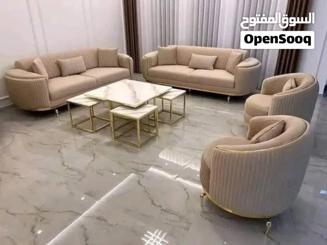 Tafseel sofa set 3+3+1+1 with table