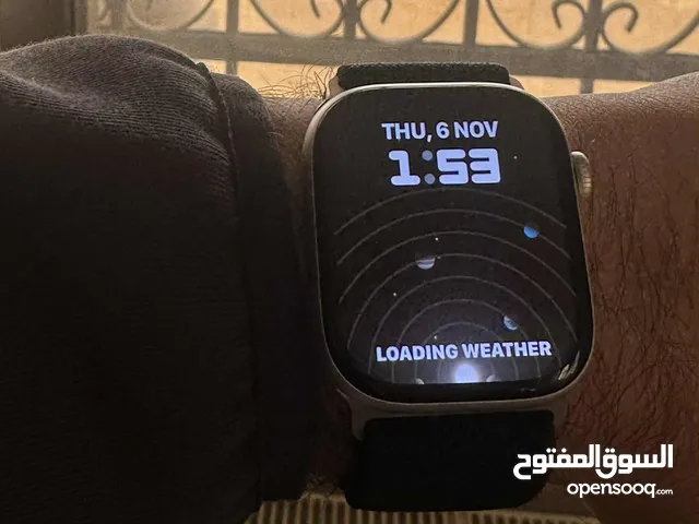 Apple Watch series 10 مقاس 46 استخدام بسيط وكالة ولا شخط معها شاحن الأصلي