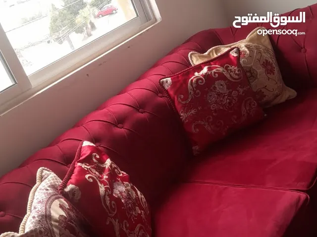 كنب 7 مقاعد تفصيل مع سجادة الفصول الأربعة صيدا