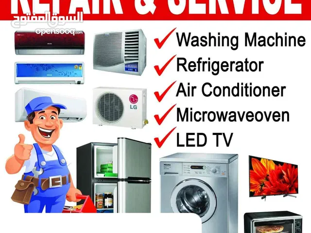 we do best ac services fixing washing machine repair frije all ac good service all time available se