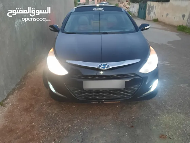 سوناتا هايبرد 2012 للبيع فل بانوراما لون اسود ملوكي  4جيد
