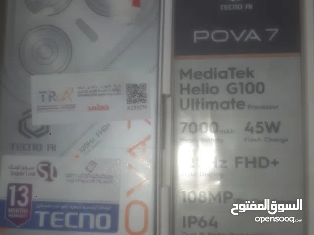 Tecno Pova 256 GB in Ramallah and Al-Bireh