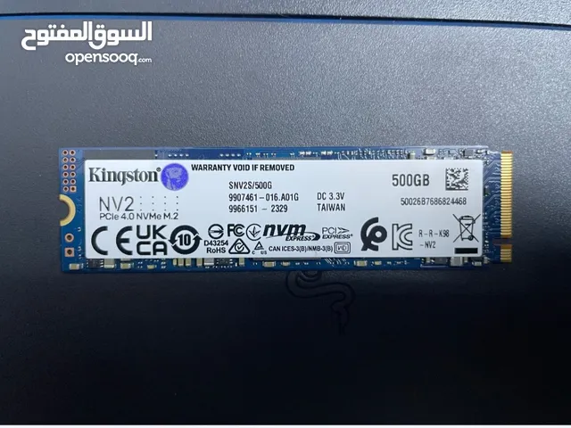 Ssd m.2 Kingston 500gb وكالة للبيع