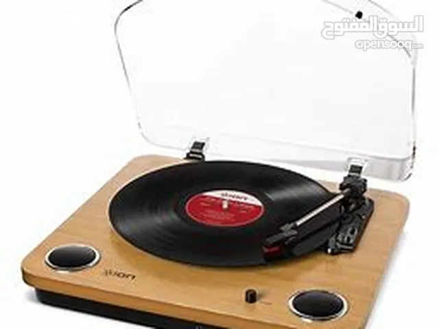 Gramophone Vinyl Record Player ION Audio Max LP Wooden Turntable جرامافون مشغل استواناط خشب
