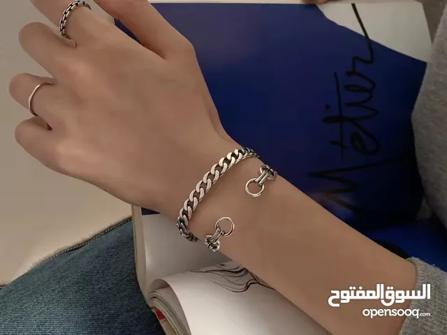 Bracelet croisé en argent regardé 100% pour femme, 925