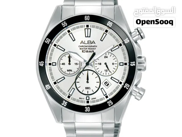 alba water resist 10 bar chronograph