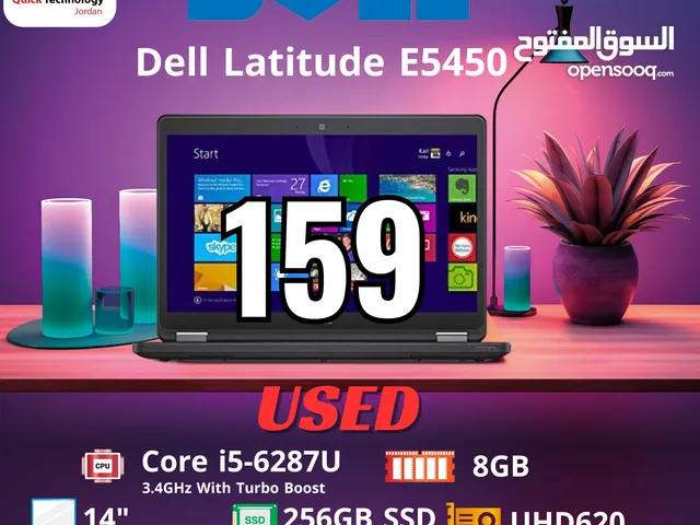 laptop Dell Latitude E5450   Ci5-6  لابتوب ديل مستعمل بحالة الوكالة