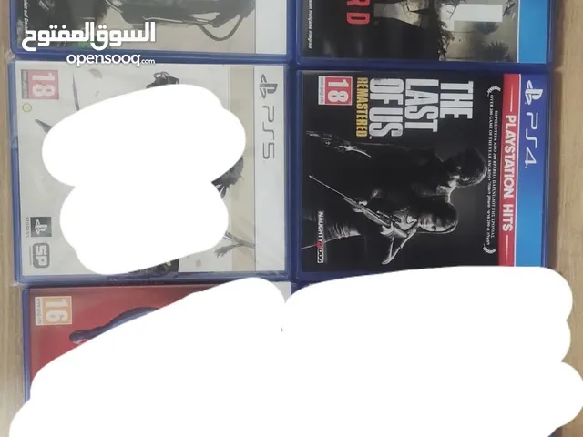 سيديات ps4 , ps5 للبيع مستعملات شبه جداد
