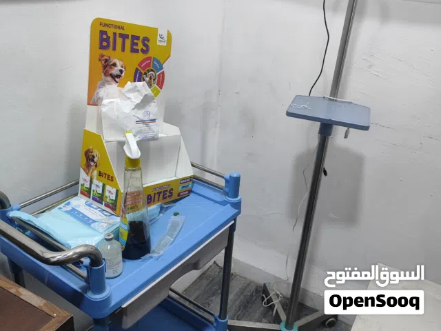 طاوله طبيه وستاند كولاكوز وعربايه طبيه