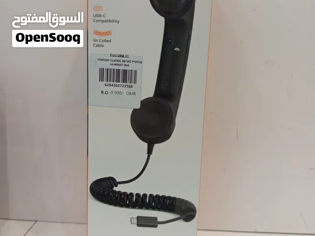 porodo classic Retro phone Head set BLK