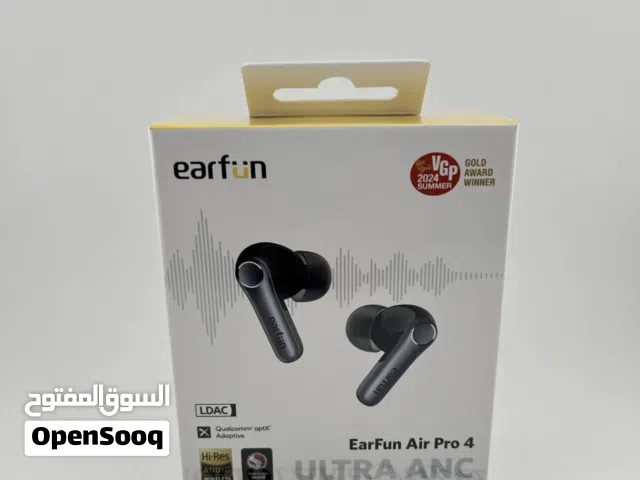 سماعة EarFun Air Pro 4 الأصلية - أحدث إصدار (جديدة)  عزل ضوضاء فائق و Hi-Res