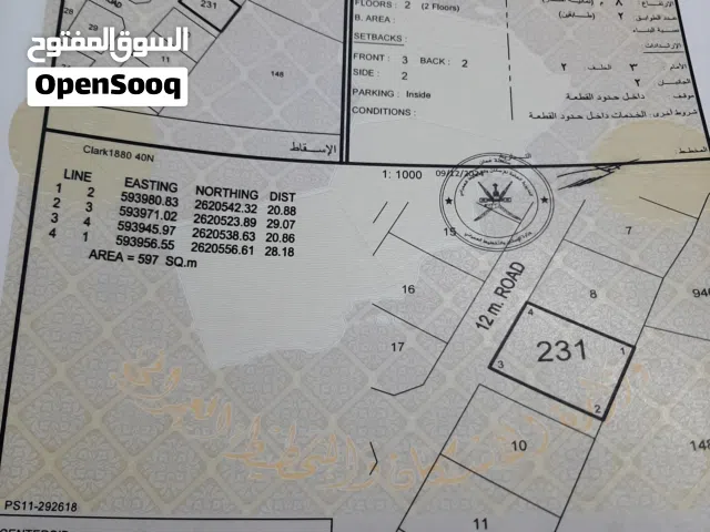 Residential Land for Sale in Al Batinah Barka