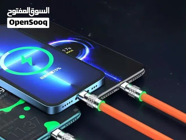 كابل شحن ونقل بيانات   سريع  3x1 متعدد  الرؤوس –