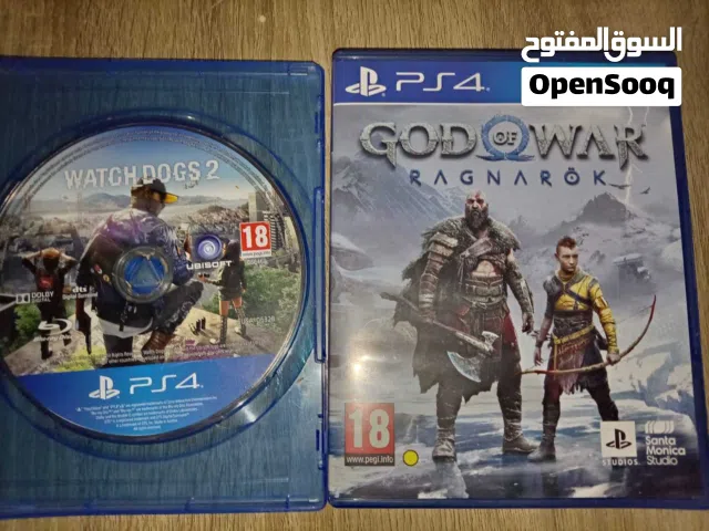 سيدي عدد 2 للبيعع WATCH DOGS2 و  God of War Ragnarok