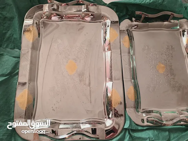 للبيع صواني فاخرة تقديم عدد 2 نوعية أصلية