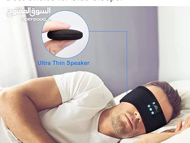 تغطية عين تفيد للنوم و التمرين و مدعومة بل بلوتوث حتى تقدر تشغل اغاني