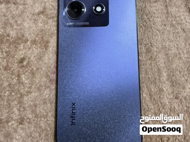 موبايل انفينيكس نوت 30 حديث الضهر نضيف جدا دون اي شخط فقط الشاشه يوجد عليها كسر صغير