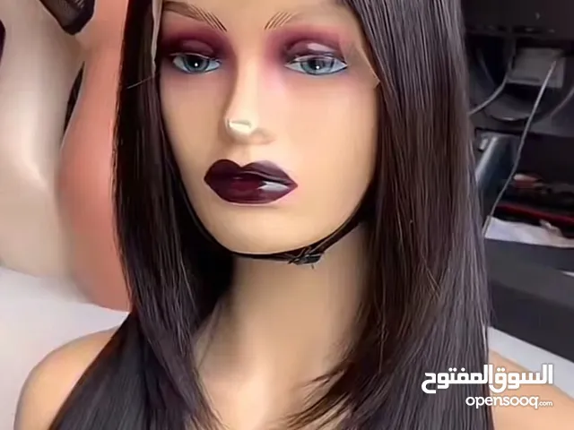 باروكة شعر طبيعي اسود للبيع