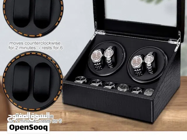 حافظة ساعات اوتوماتيك دوارة