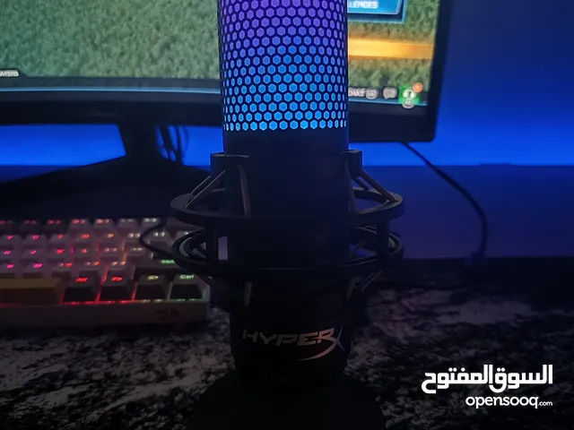 HyperX QuadCast-S مايك هايبر اكس كوادكاست اس استخدام يوم واحد فقط عليه ضمان سنه